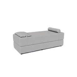 Sofá-Cama Casal 3 Lugares Cecília Linho Cru