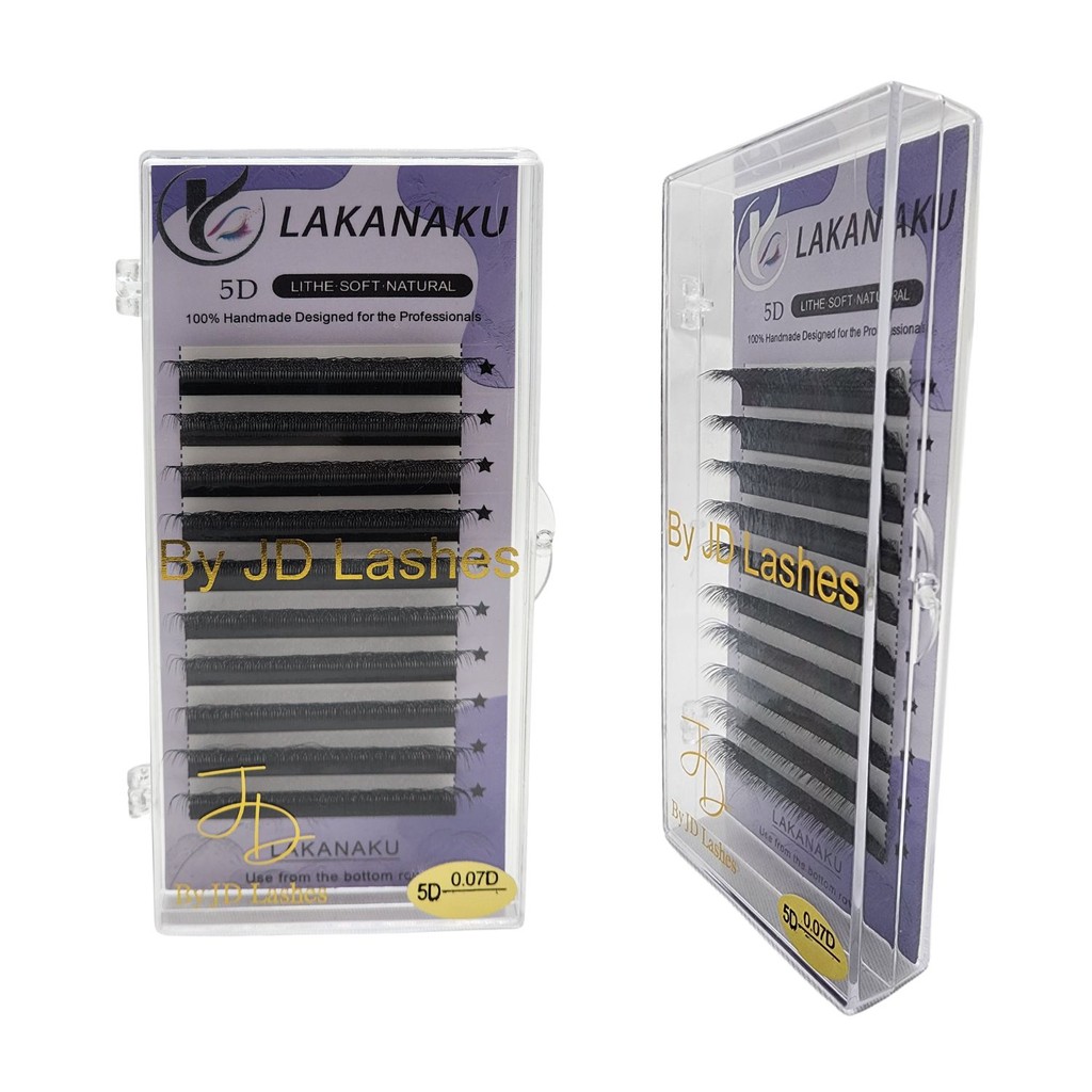 Fios Cílios Lakanaku by JD Volume 5D 0.07mm D Preto em Oferta na Shopee