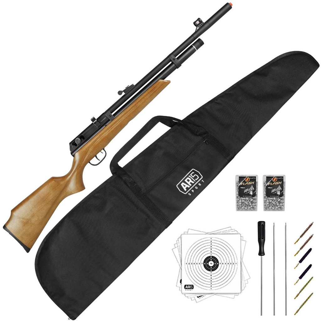 Carabina Pressão 5.5mm PCP Beeman 1331 Raider + Kit Limpeza em Oferta na Shopee