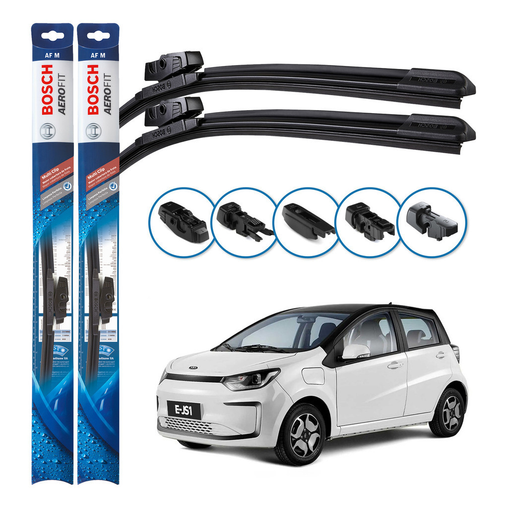 Par de Palhetas Limpador Parabrisa Multiclip Original Bosch Jac E-JS1 2022 A 2024 em Oferta na Shopee