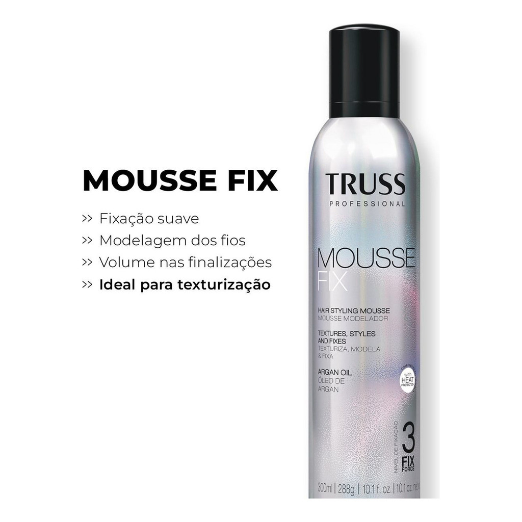 Mousse Truss Professional Stay Fix Modelador 300ml