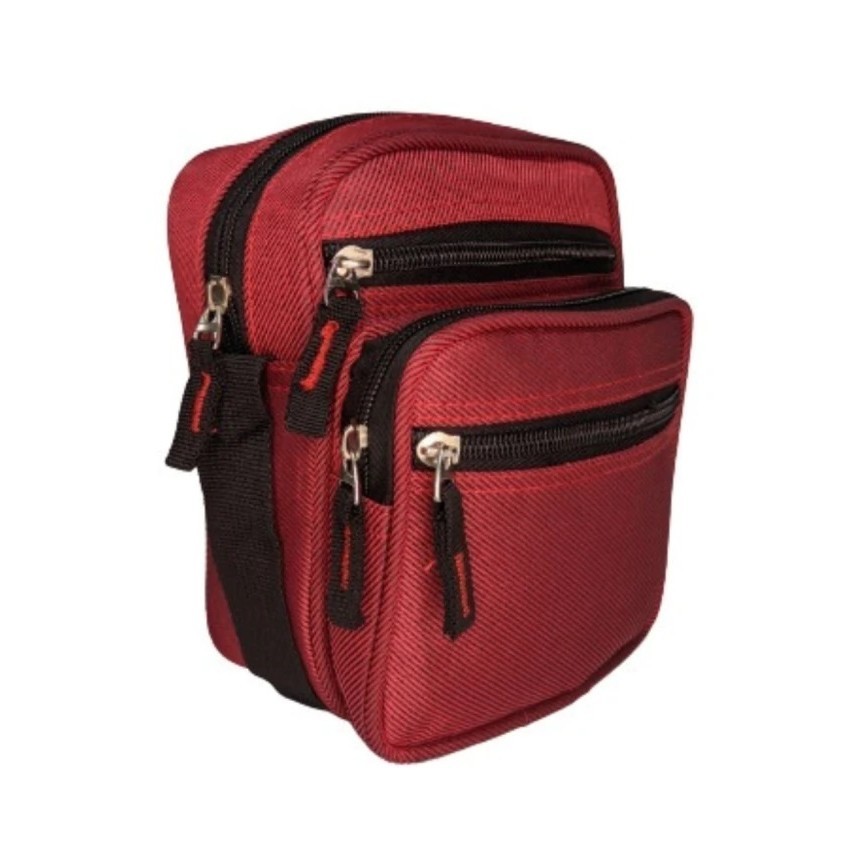 Top - Bolsa Shoulder Bag - COR: VERMELHA - Pochete de Ombro, Transversal, Bolsinha de lado