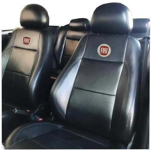 Capa P/ Banco Carro Em Couro Ecologico 100% Couro Fiat Uno