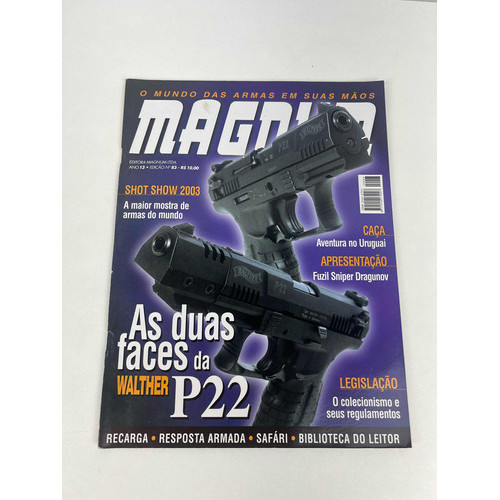 Revista Magnum Antiga Ano 13 Edição N.83cod. A495