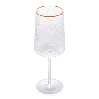 Taça de Vinho Lyor Petra de Cristal com Fio de Ouro 500ml em Oferta na Shopee