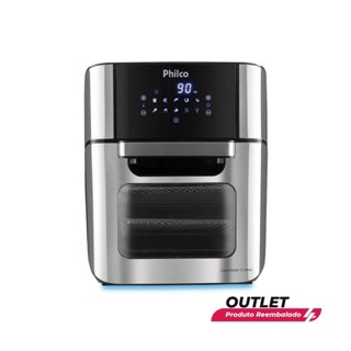 Usado: Fritadeira Airfryer Oven PFR2200P Digital Philco 12L