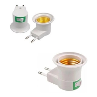 Soquete do bocal do soquete do adaptador adequado para luzes duplas volt apagadas