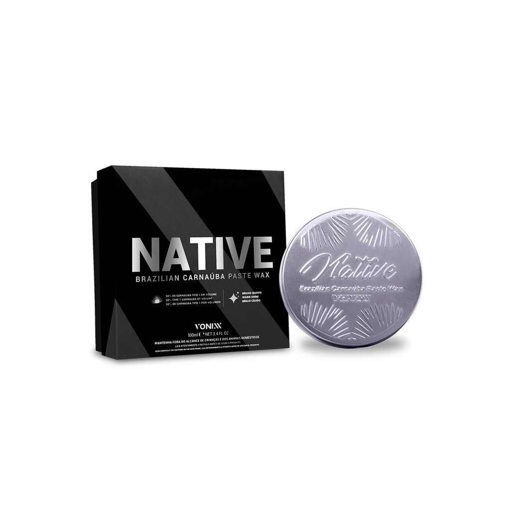 Native Brazilian Carnaúba Paste Wax Premium Cera Vonixx 100g