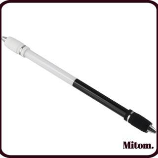 MITOM Pen Spinning , Caneta Giratória Preta Branca , PC Escritório Com Revestimento Antiderrapante em Oferta na Shopee
