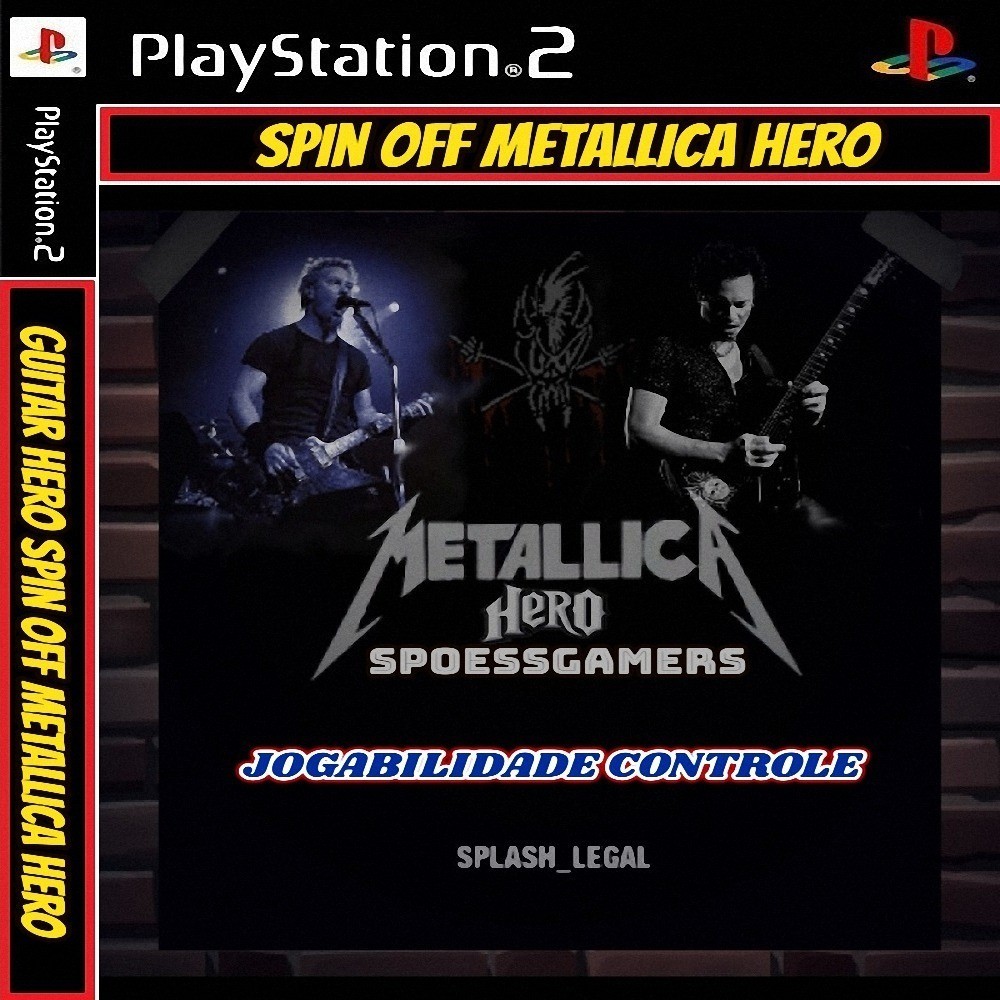 Guitar Hero 2 Metallica Hero Ps2 Spin-offs Patch - Controle