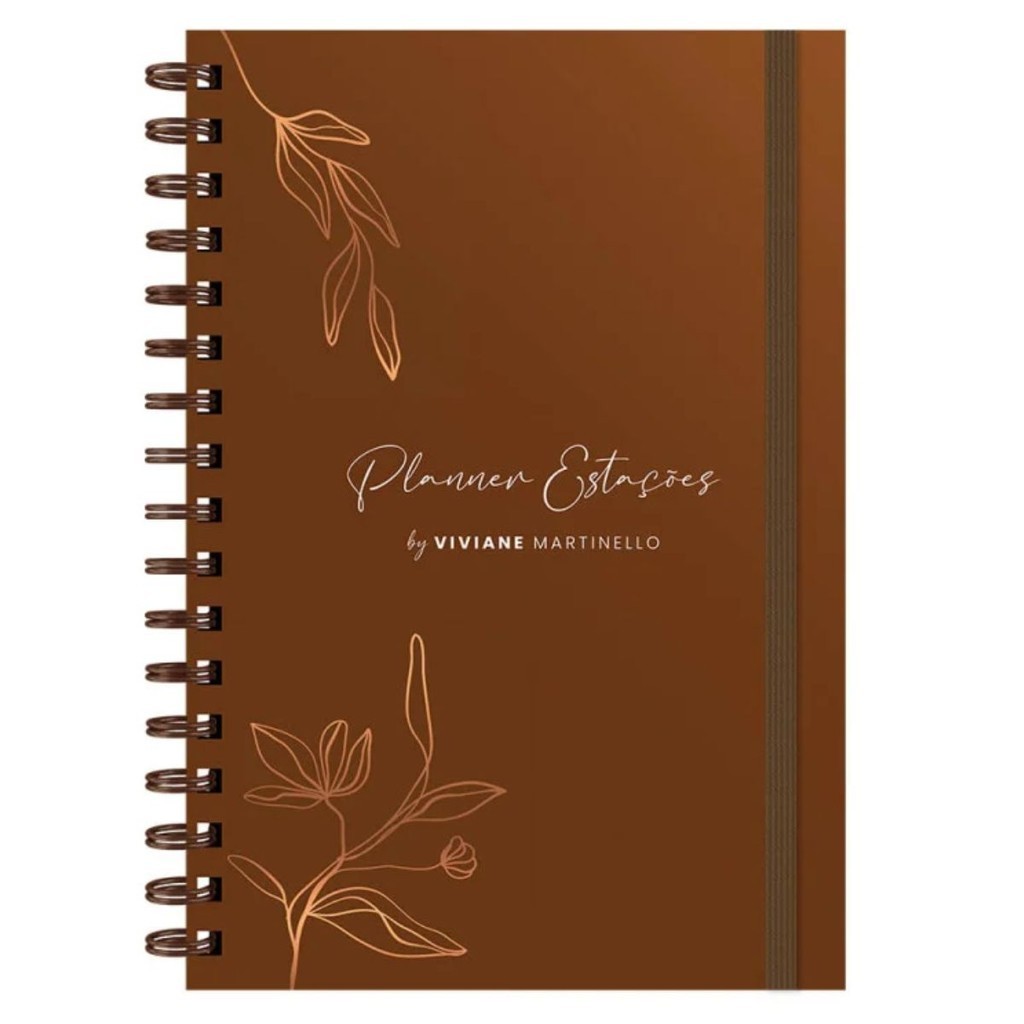 Planner Estações Caramelo Premium | Com espaço para anotações | Viviane Martinello - Stationery