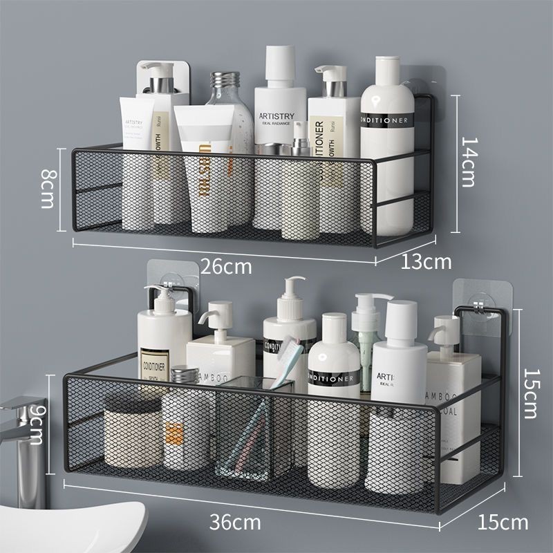 Suporte Organizador de canto Prateleira de banheiro shampoo suporte adesivo para parede para cozinha e banheiro Multiuso À prova de ferrugem(enviado em 24 horas)