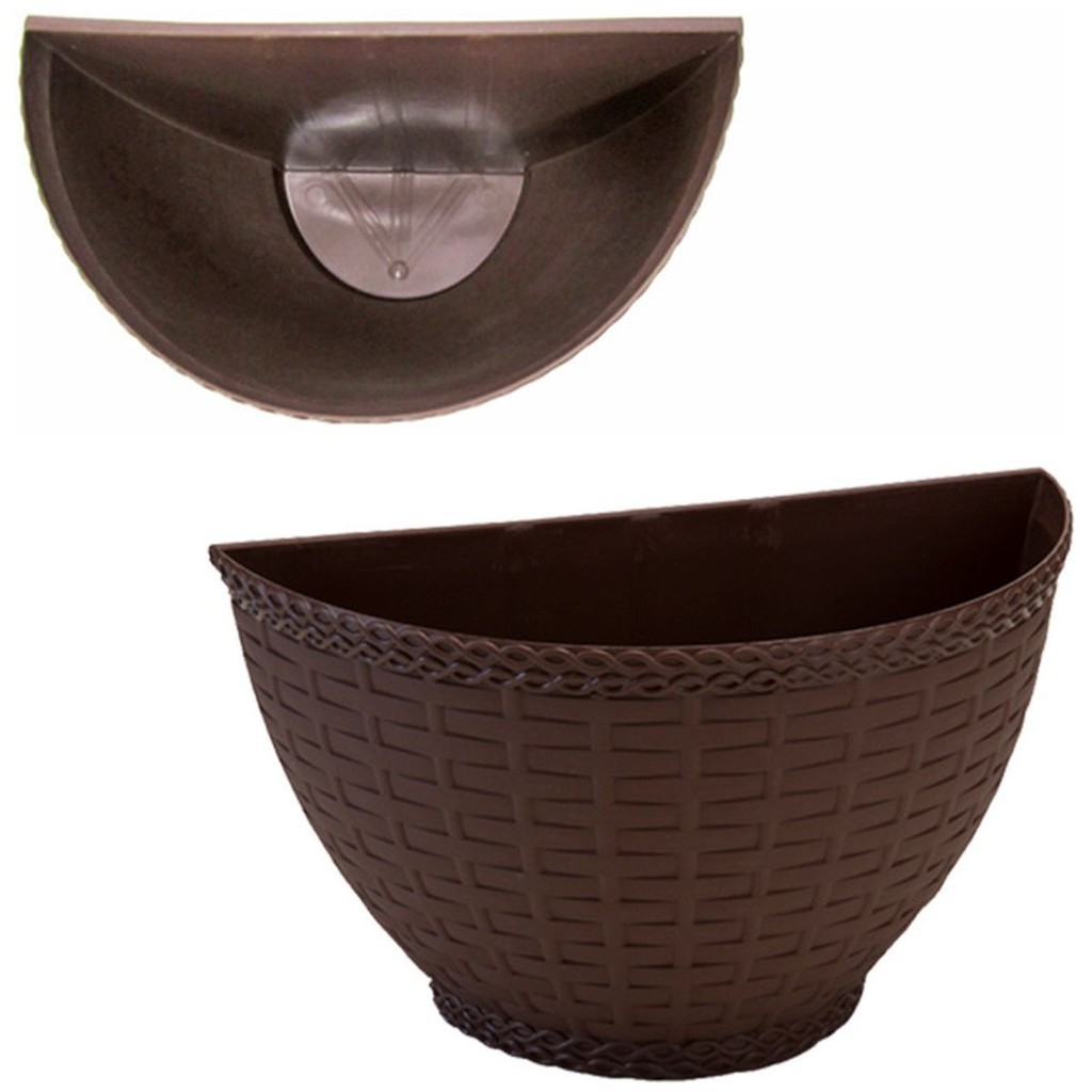 VASO DE PAREDE RATTAN COFFEE 3,4L PLASTICO 532 INJEPLASTEC