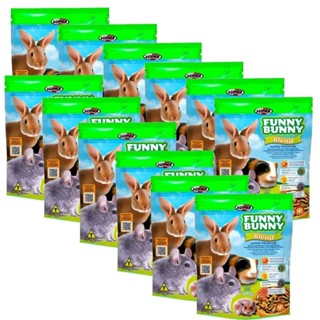 Racao Coelho e Roedores Funny Bunny 500g Kit 12 unidades em Oferta na Shopee