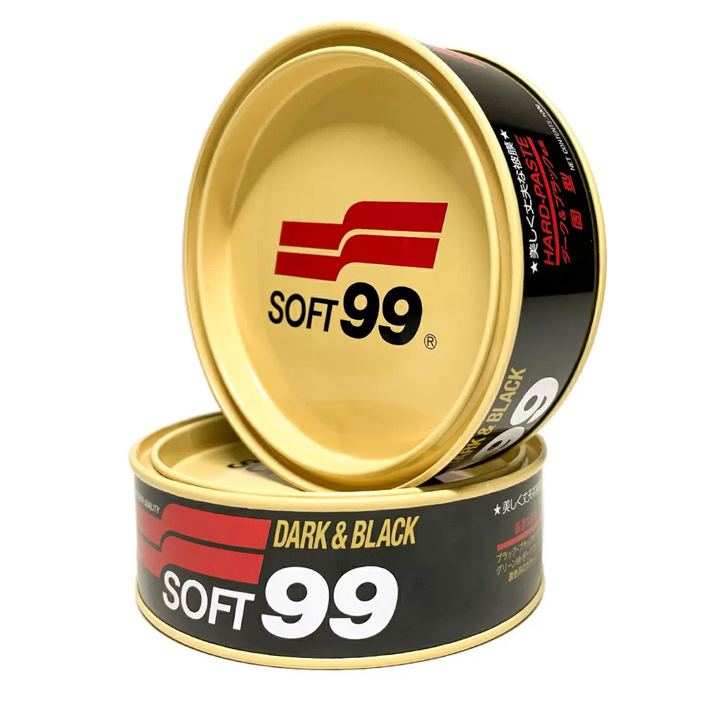 Cera de Carnaúba para Carros Escuros Dark &amp; Black 100gr Soft99