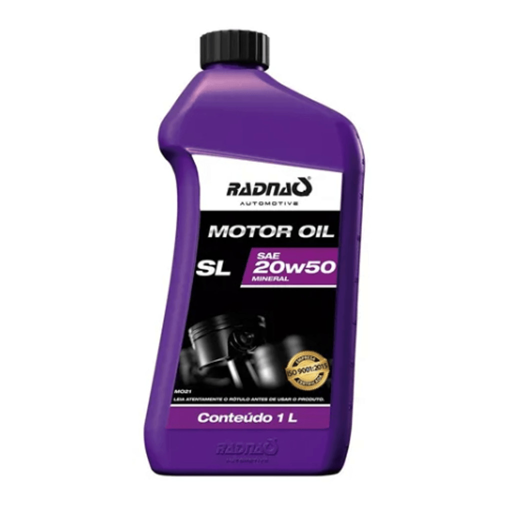 Óleo de Motor SL SAE 20W50 Mineral 1L RADNAQ MO2124