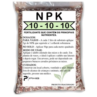3kg Adubo Fertilizante NPK 10.10.10 Formula Balanceada em Oferta na Shopee