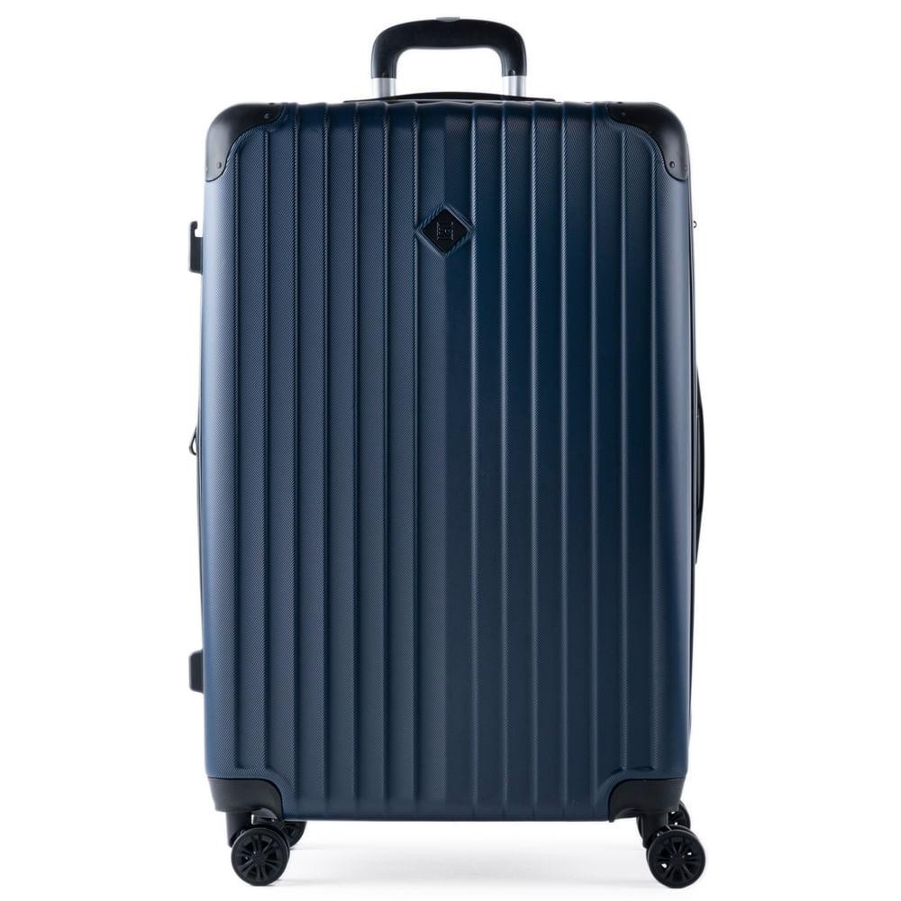 Mala de Viagem Grande 23 Kg ABS 4 Rodas Turquia II Azul Marinho em Oferta na Shopee