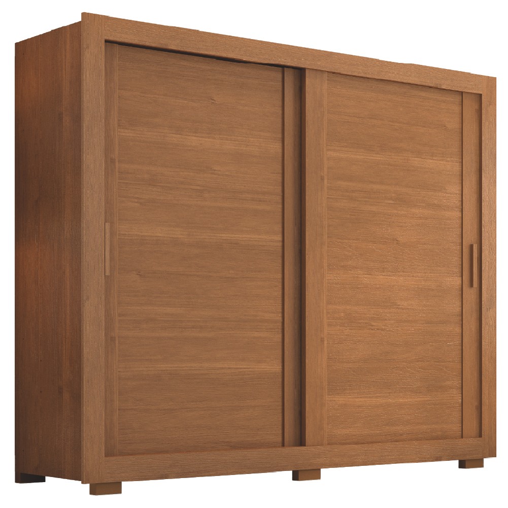 Guarda Roupas Casal 2 Portas de Correr 4 Gavetas Titanium Zanzini - Home & Living