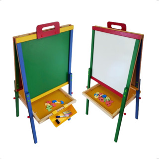 Quadro Lousa Portatil Magnetica Escolar Infantil Pedagogica Ensino Madeira Maleta MDF Carimbras em Oferta na Shopee