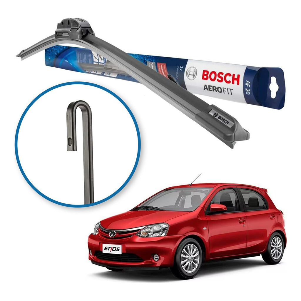 Palheta Limpador Toyota Etios 2013 2014 2015 2016 2017 2018  Bosch em Oferta na Shopee