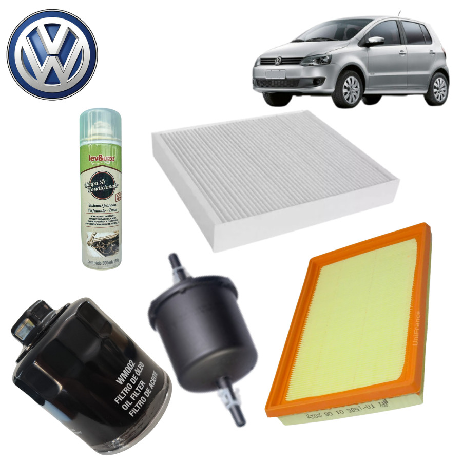 KIT REVISÃO DE FILTROS FOX 1.6 8V (2010 A 2017)