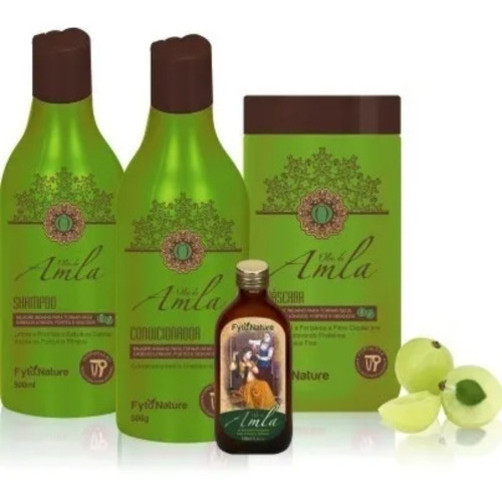 Kit Óleo De Amla - 4 pçs - Fytonature