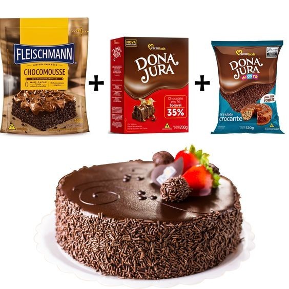 Bolo de Chocolate de Massa Pronta - Comprar com Melhor Preço em Lanches