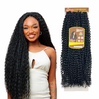 Cabelo Orgânico Identico Ao Humano Crochet Braid Lançamento African Beauty