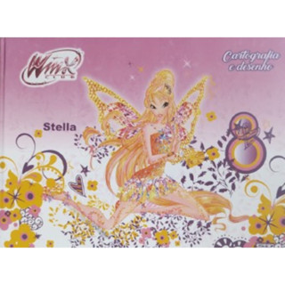 Caderno Desenho Cartografia Brochura Com 48 Folhas Winx