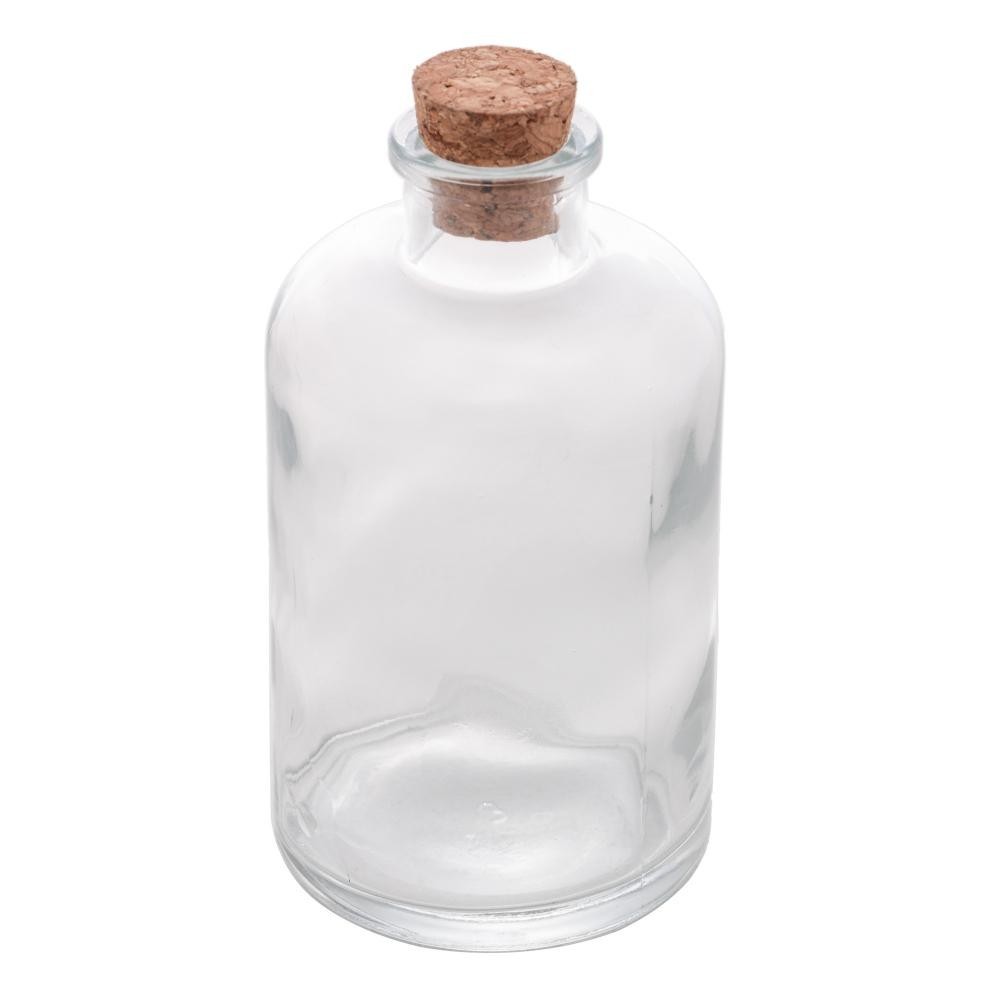 Porta Mantimento Garrafa Lyor de Vidro com Rolha 190ml - Home & Living