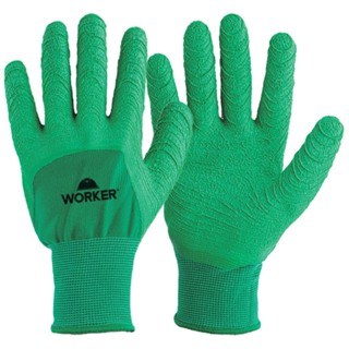 Luva de poliéster com antiderrapante de látex natural - WK11 - Worker (G)