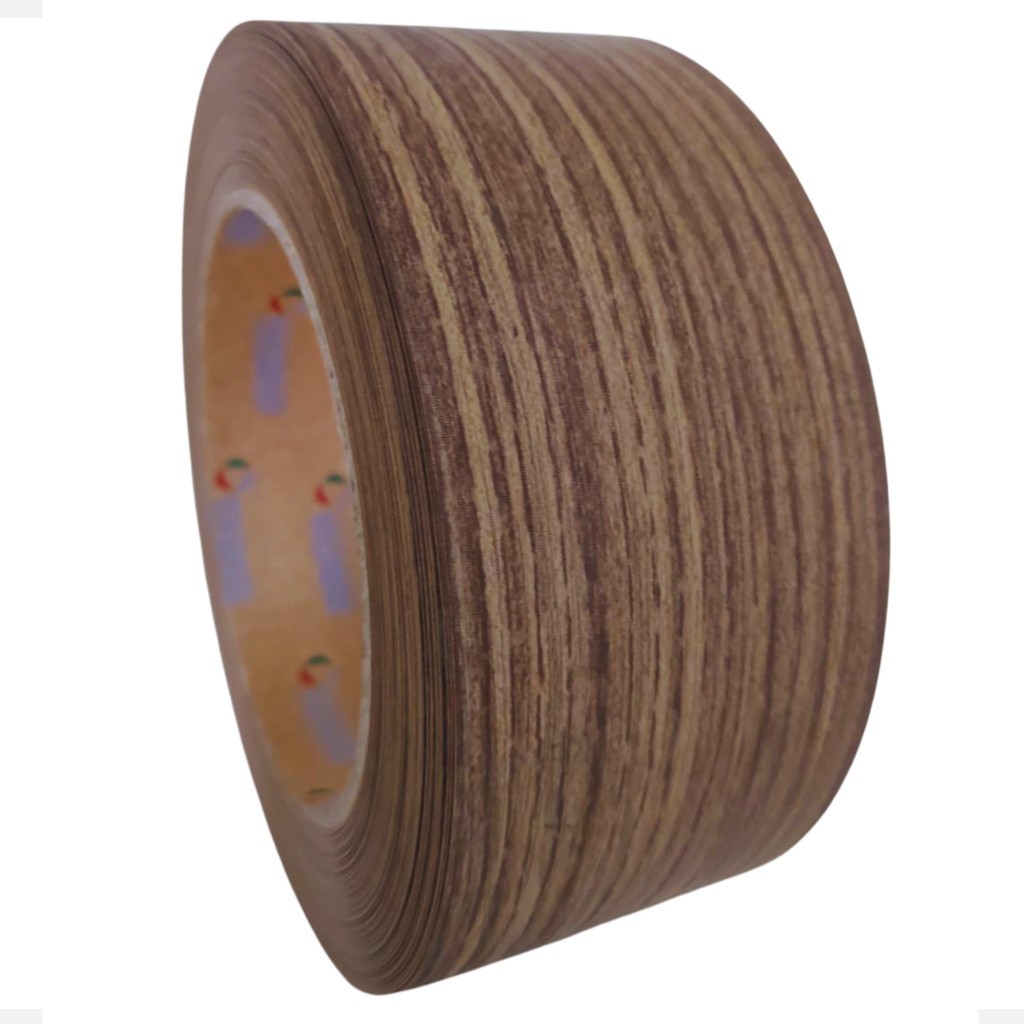 Fita De Pvc Mdf Madeirado Freijo Ambar Eucatex 64mm X 10m Moveis Marrom
