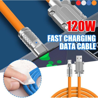 120W 6C/iPhone/V8 ultra rápido carregamento de silicone líquido USB Micro SJX-616