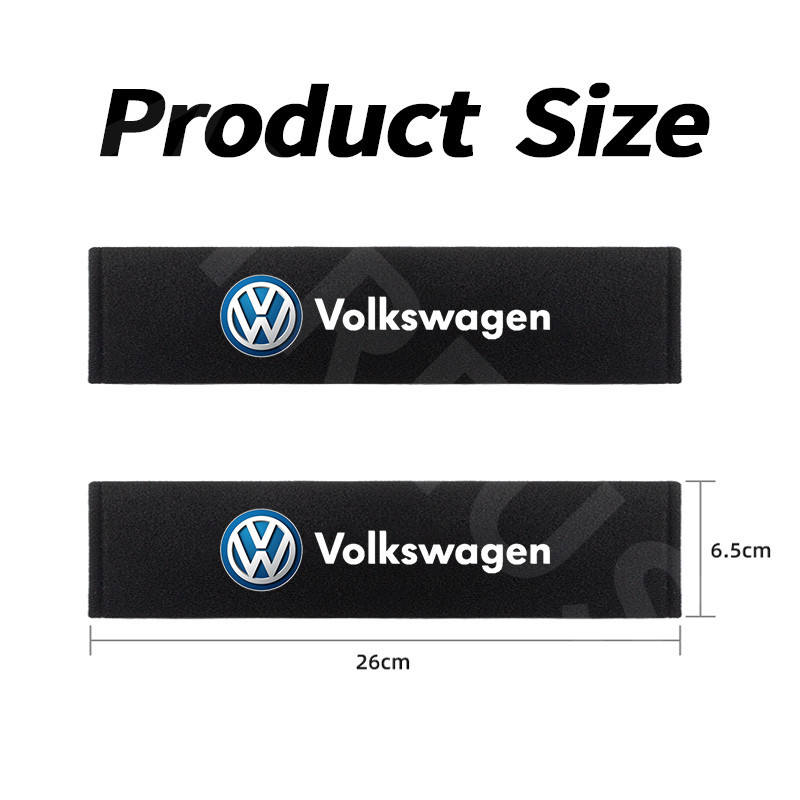 2Pcs Volkswagen Universal Car Seat Cinto De Segurança Do Assento Carro Cobre O Ombro Acessórios Interiores Para Golf Mk4 Mk7 MK3 jetta mk6 Up Passat b5 b6 VW Polo 9n 9n3 gol g5 g4 g3 g6 Nivus Fox new  — imagem 2 de 2