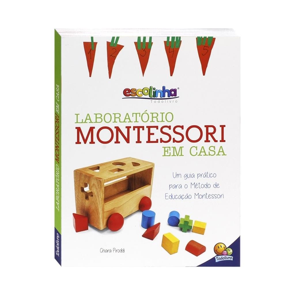 Livro Laboratorio Montessori Em Casa Metodo Ludico Guia Pratico E Atividades P/ Pais E Professores