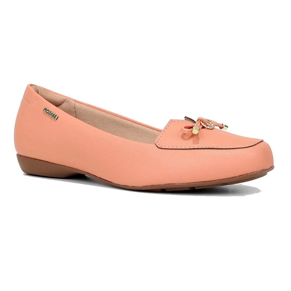 Mocassim Modare Casual Feminino - Laranja Claro - Women Shoes