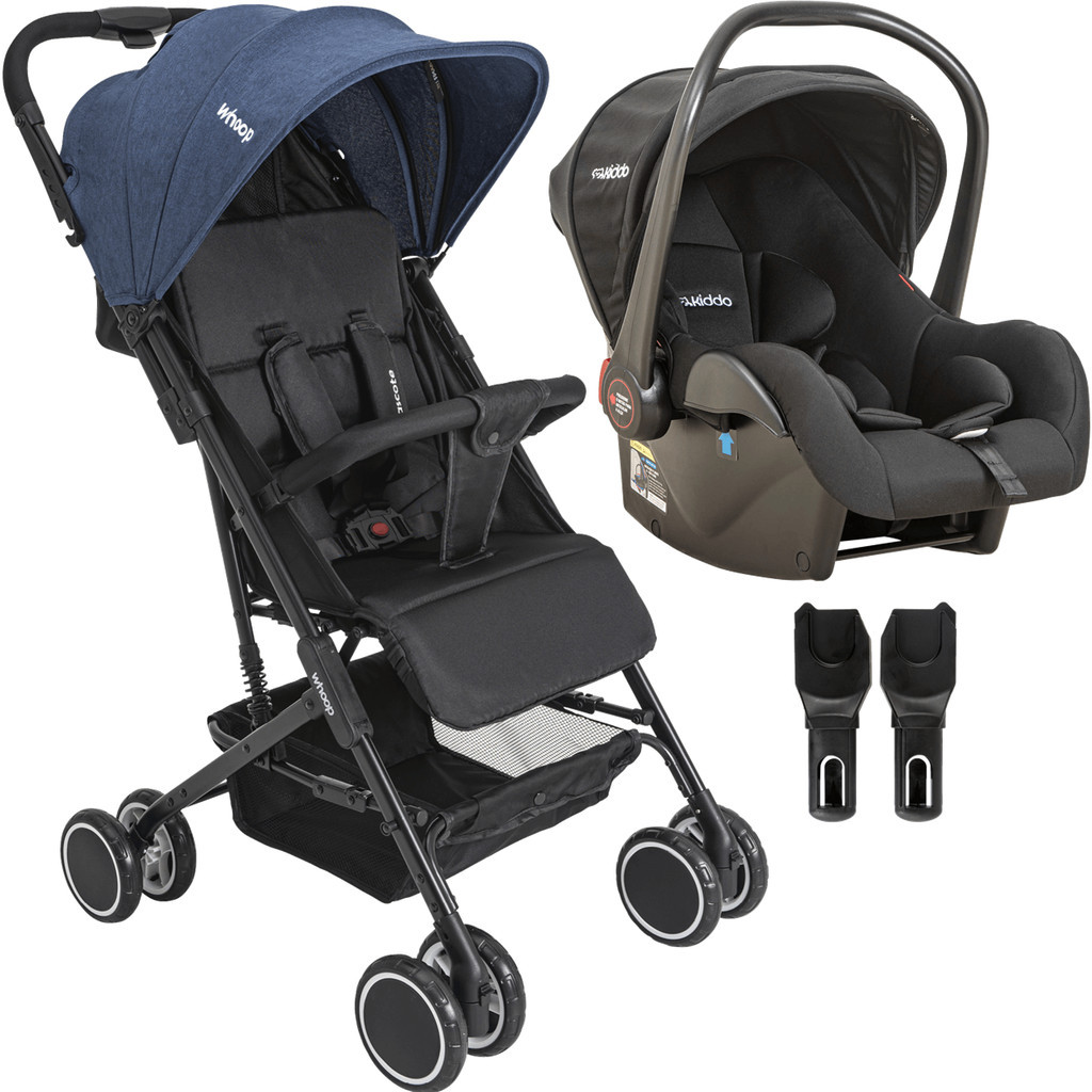 Carrinho de Bebe Mascote Marinho Passeio com Bebe Conforto Kiddo