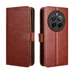 Para Realme 14X 12X 12 11 13 Pro Plus Nota 50 C71 C73 C75X C75 C53 C51 Slot Cartão Embutido Carteira Flip Caso De Coure