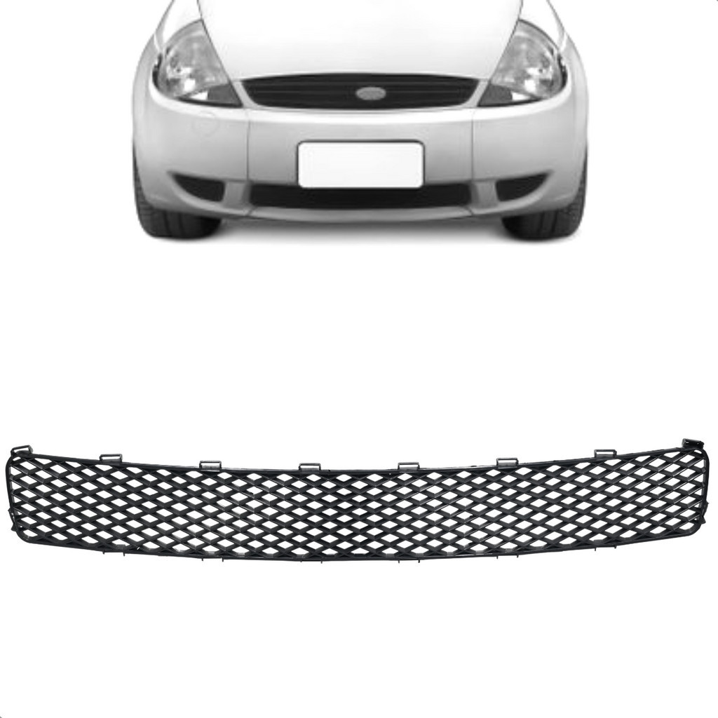 Grade Preta Central Do Radiador Ka 2001 2002 2003 Até 2008