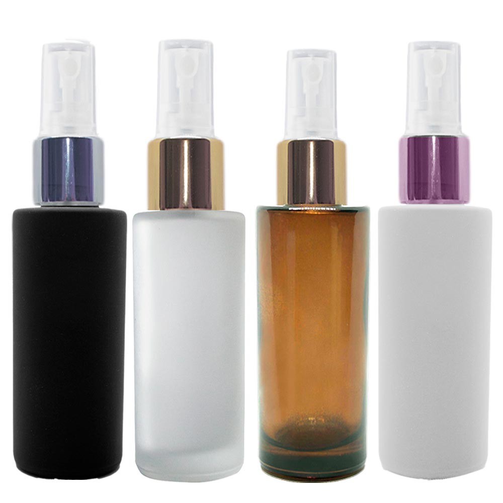 Kit Vidro P/ Perfume Portatil 60ml C/ Válvula Spray Luxo - Home Spary | Perfume | Lembrancinha | Amostra