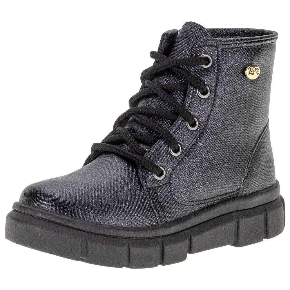 Bota Infantil Coturno Lily Kids 16035 em Oferta na Shopee