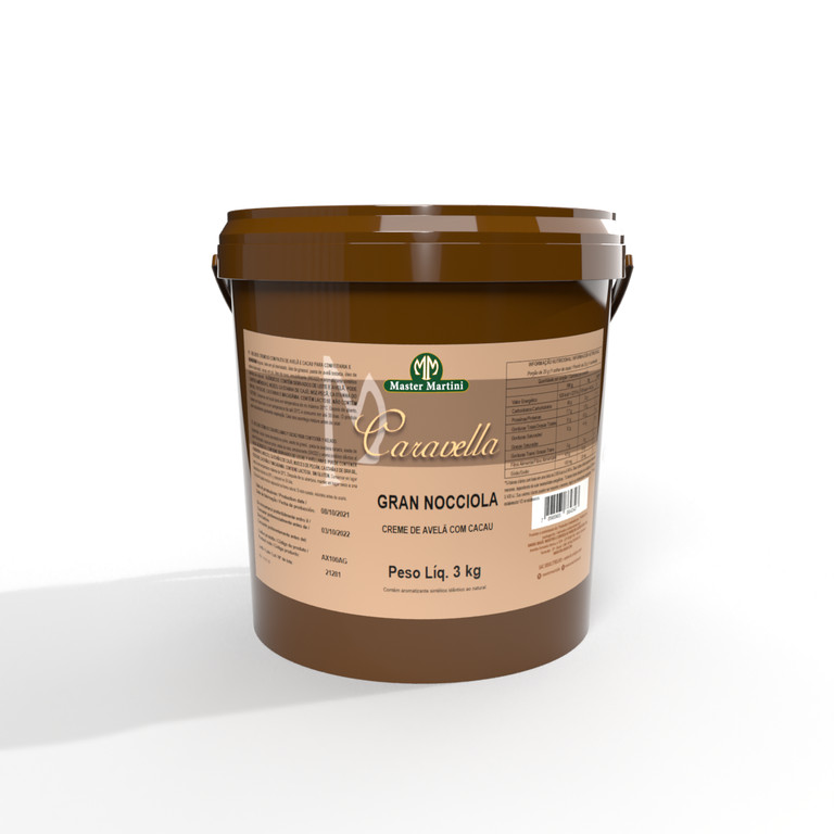 Cobertura Master Martini Caravella Gran Nocciola 3 Kg em Oferta na Shopee