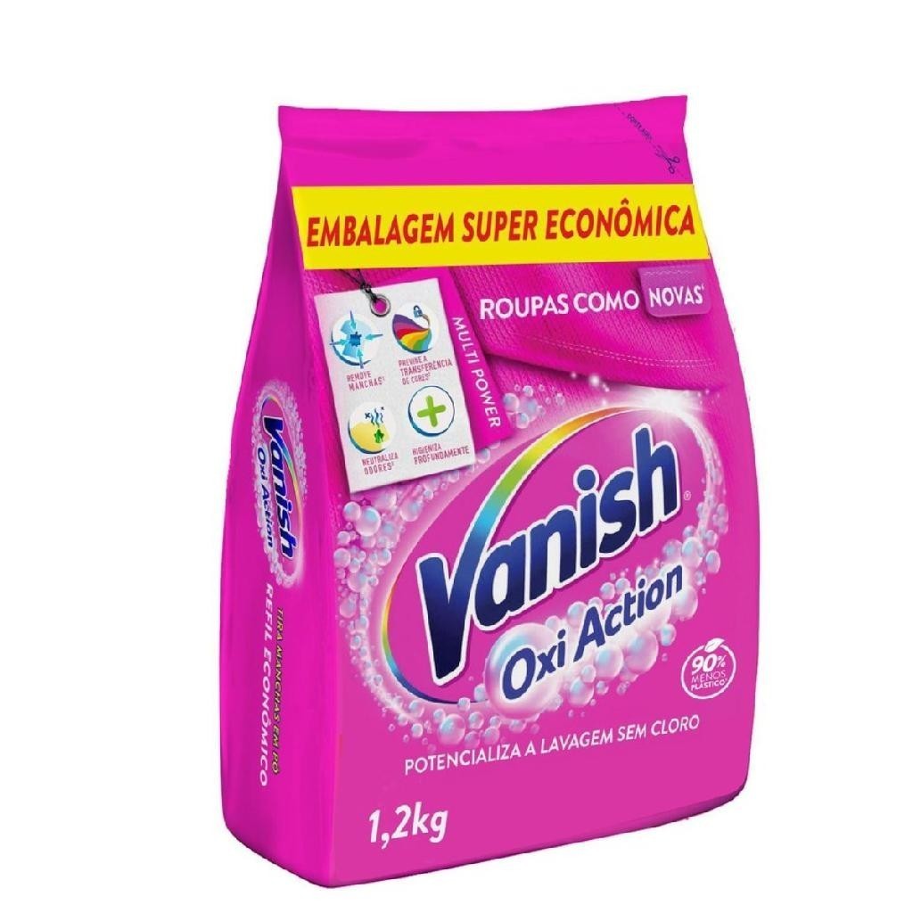 Tira Manchas em Pó Econômico OXI Action Vanish 1.2KG - Home & Living