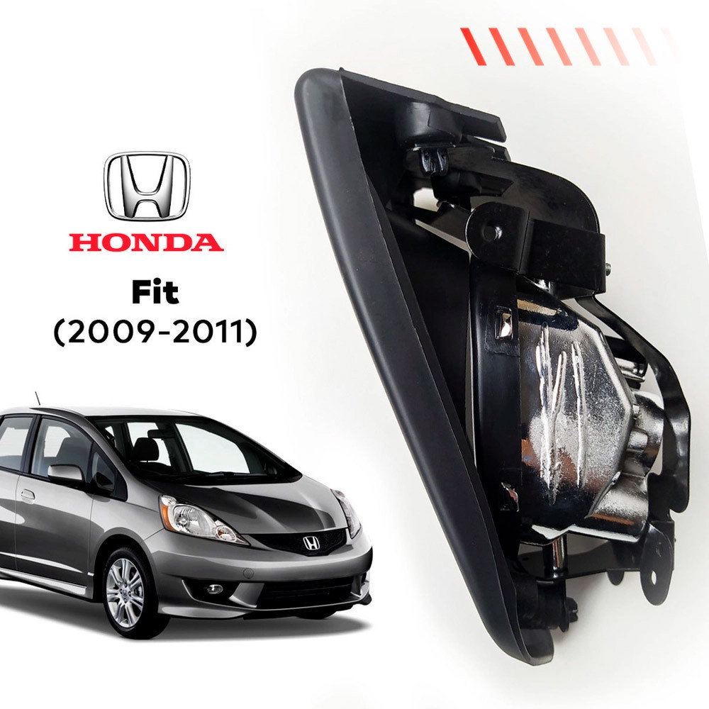 Kit Farol de Milha Aux Fit 2009 até 2011 Botão Módulo Original