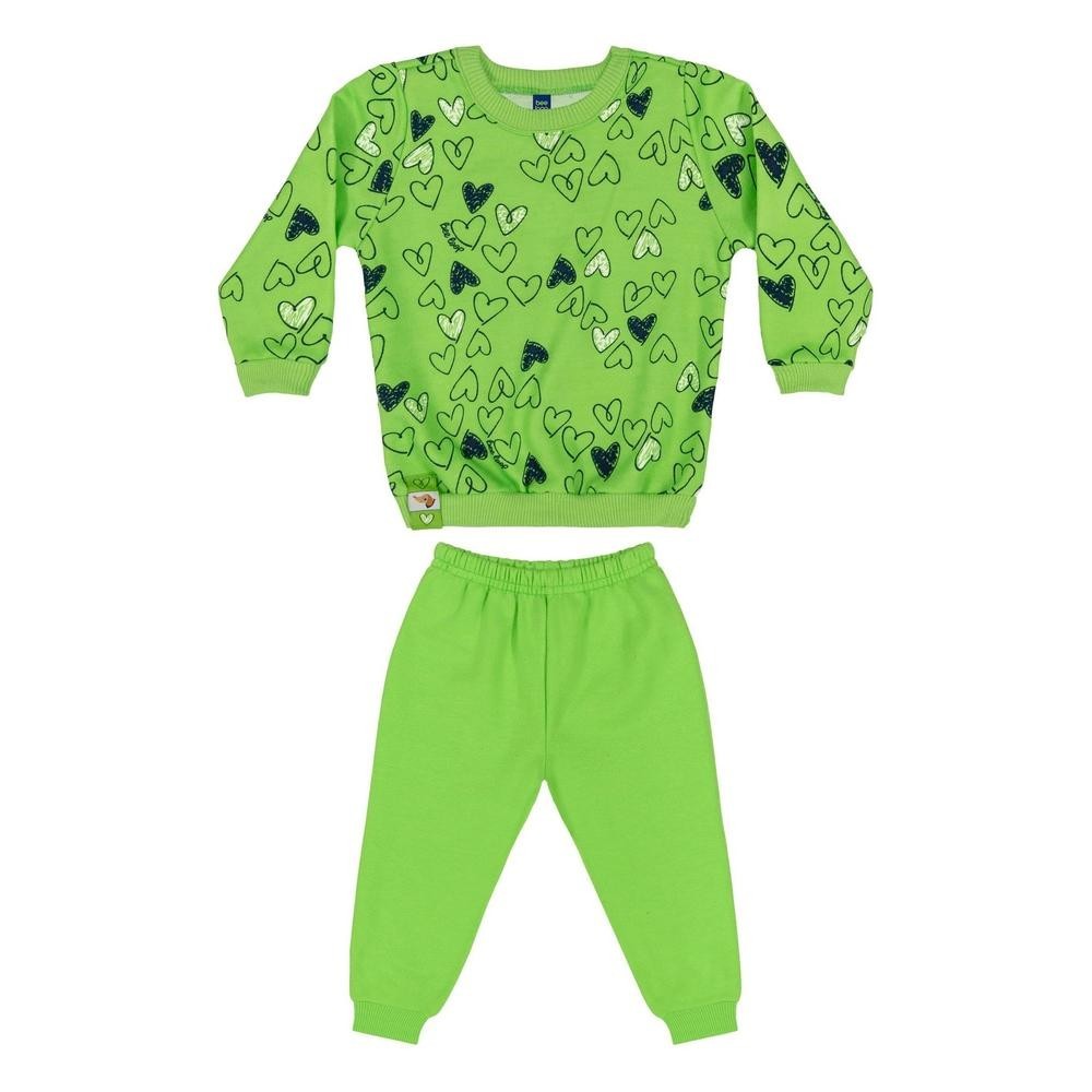 Conjunto Blusão e Calça Bebê Menina Bee Loop em Oferta na Shopee
