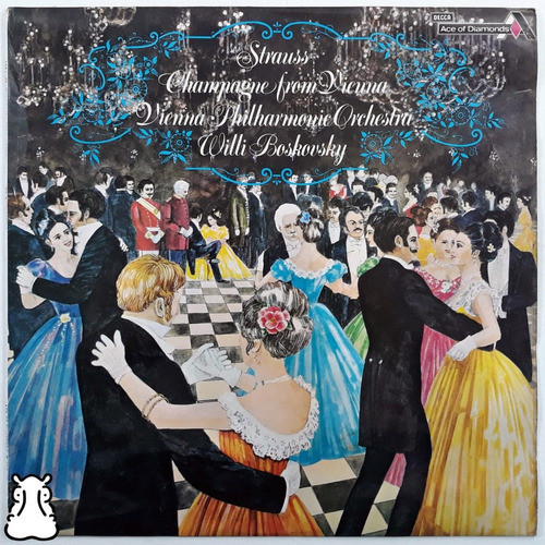 Lp Strauss Willi Champagne From Vienna Vinil Importado - Hm