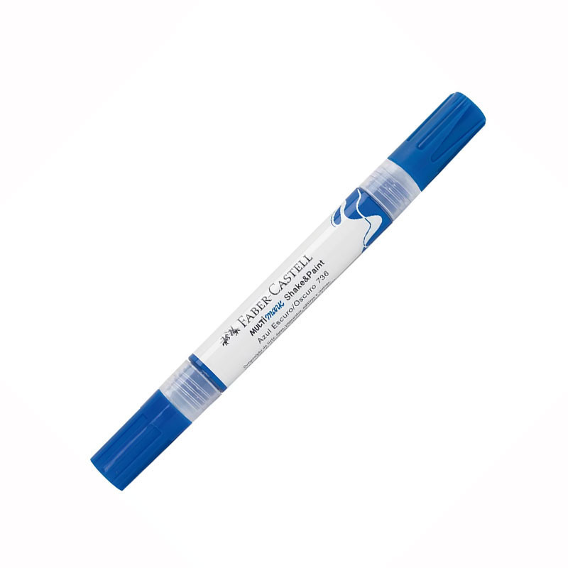 Pincel marcador permanente Multimark Azul Escuro MM/SPAZE736 Faber-Castell em Oferta na Shopee