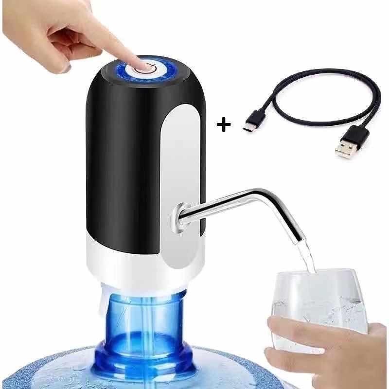 Bomba Elétrica Universal com Carregamento USB para Galão/Garrafão de Água