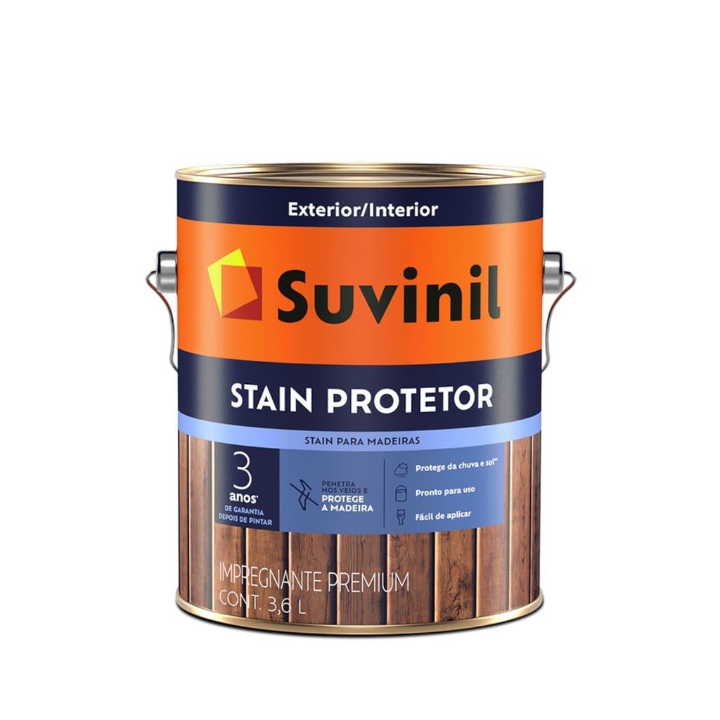 Verniz Stain Acetinado Suvinil 3,6L